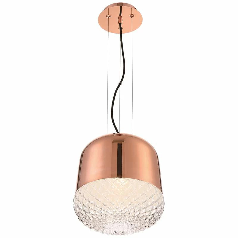 Eurofase Corson 10" Wide Rose Gold Mini Pendant 5 Eurofase Corson 10" Wide Rose Gold Mini Pendant - Image 3