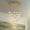 Eurofase Paget 39" Wide Gold LED Multi-Light Pendant