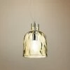 Eurofase Ponti 6" Wide Chrome And Amber Glass Mini Pendant -Lighting Sales Shop eurofase ponti 6 inch wide chrome and amber glass mini pendant 9k498cropped
