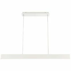 Eurofase Rogers 46"W White LED Kitchen Island Light Pendant