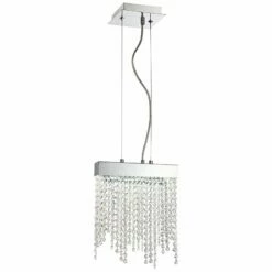Eurofase Rossi 9 3/4"W Chrome And Crystal LED Mini Pendant 7 Eurofase Rossi 9 3/4"W Chrome And Crystal LED Mini Pendant -Lighting Sales Shop eurofase rossi 9 and three quarter inchw chrome and crystal led mini pendant 9k406views1