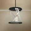 Eurofase Sarise 16"W Black Crystal 4-Light LED Pendant Light -Lighting Sales Shop eurofase sarise 16 inchw black crystal 4 light led pendant light 79a47cropped