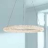 Eurofase Sassi 27" Wide Chrome Crystal Round Ring LED Pendant Light -Lighting Sales Shop eurofase sassi 27 inch wide chrome crystal round ring led pendant light 47n22cropped