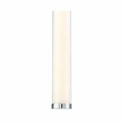Eurofase Shaw 2 1/2" Wide Chrome LED Tube Mini Pendant Light -Lighting Sales Shop eurofase shaw 2 and one half inch wide chrome led tube mini pendant light 79m91views1