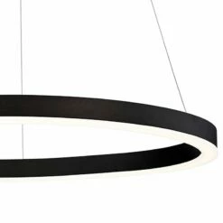 Eurofase Spunto 27 1/2" Wide Matte Black LED Pendant Light -Lighting Sales Shop eurofase spunto 27 and one half inch wide matte black led pendant light 79a23views1