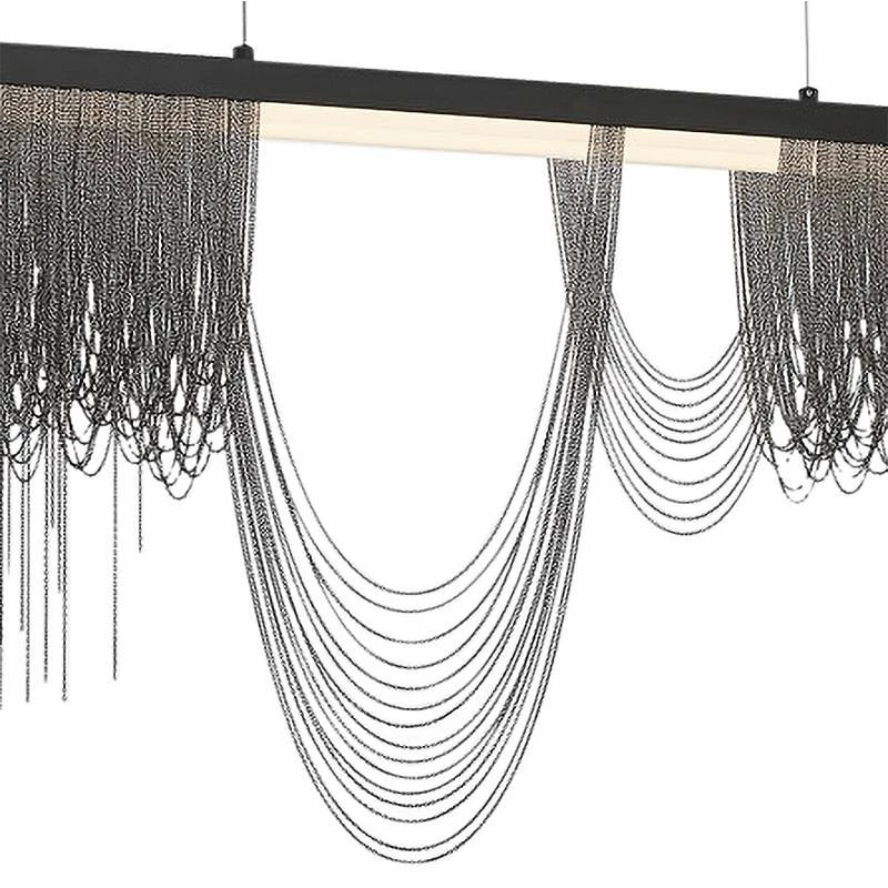 Eurofase Tenda 35 1/2" Wide Black LED Chandelier 4 Eurofase Tenda 35 1/2" Wide Black LED Chandelier - Image 2