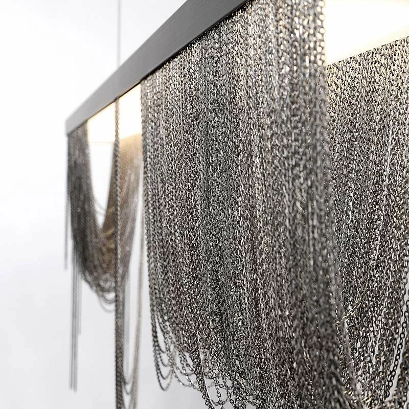 Eurofase Tenda 35 1/2" Wide Black LED Chandelier 6 Eurofase Tenda 35 1/2" Wide Black LED Chandelier - Image 4