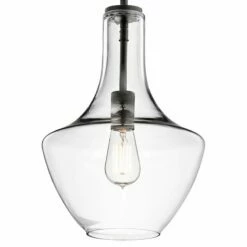 Everly 10 1/2" Wide Olde Bronze And Clear Glass Mini Pendant -Lighting Sales Shop everly 10 and one half inch wide olde bronze and clear glass mini pendant 6v145views1