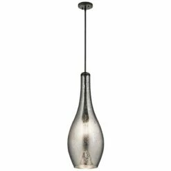 Everly 11" Wide Olde Bronze And Mercury Glass Mini Pendant -Lighting Sales Shop everly 11 inch wide olde bronze and mercury glass mini pendant 38r13views2