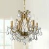 Filmore 17 1/2" Wide Antique Gold Crystal 4-Light Chandelier -Lighting Sales Shop filmore 17 and one half inch wide antique gold crystal 4 light chandelier 31y85cropped