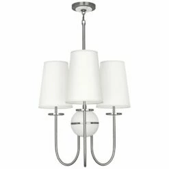 Fineas 22 1/2" Wide Dark Antique Nickel 3-Light Chandelier