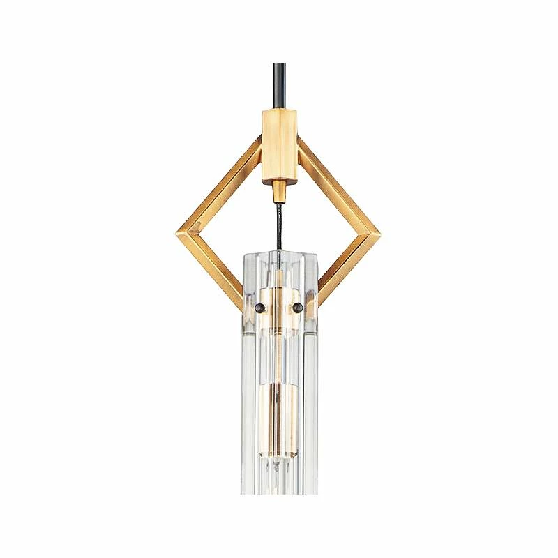 Maxim Flambeau 3" Wide Black And Antique Brass Mini Pendant Light 5 Maxim Flambeau 3" Wide Black And Antique Brass Mini Pendant Light - Image 3