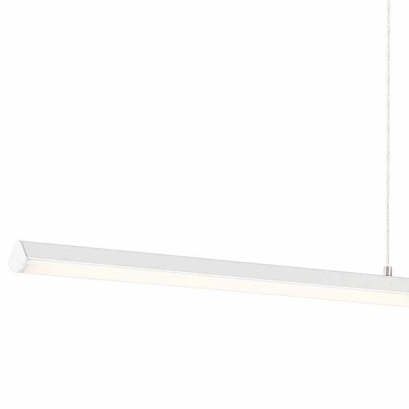 Float 48" Wide Matte White LED Island Pendant Light 4 Float 48" Wide Matte White LED Island Pendant Light - Image 2