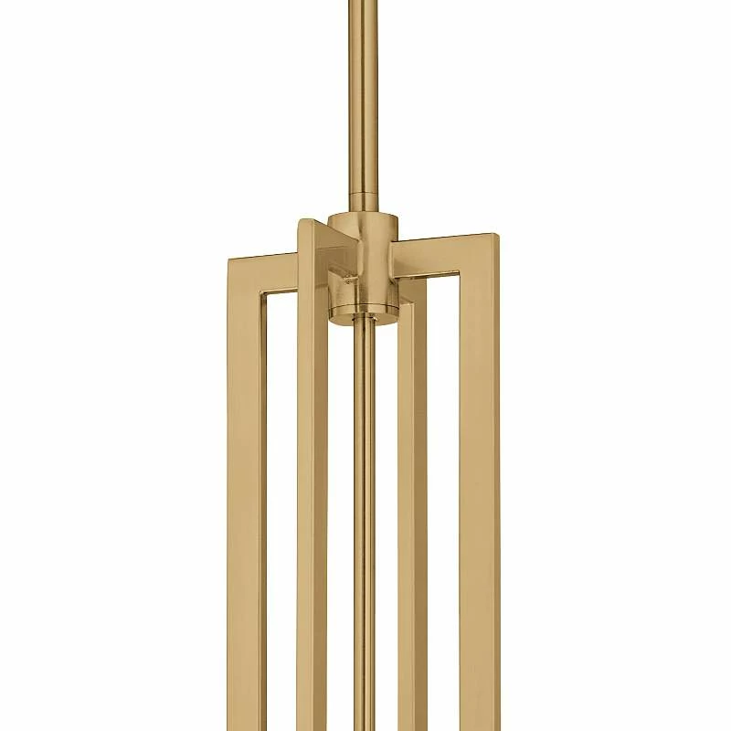 Floral Spray Carey 24" Gold 4-Light Chandelier 4 Floral Spray Carey 24" Gold 4-Light Chandelier - Image 2