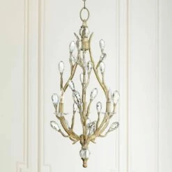 Fredrick Ramond Eve 18 1/2"W Champagne Gold Pendant Light