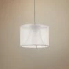 Fredrick Ramond Mime 10" Wide Brushed Nickel Mini Pendant
