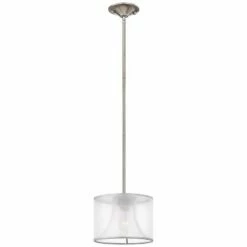 Fredrick Ramond Mime 10" Wide Brushed Nickel Mini Pendant 7 Fredrick Ramond Mime 10" Wide Brushed Nickel Mini Pendant -Lighting Sales Shop fredrick ramond mime 10 inch wide brushed nickel mini pendant 4y222views1
