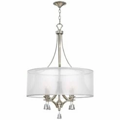 Fredrick Ramond Mime 24"W Brushed Nickel Pendant Chandelier -Lighting Sales Shop fredrick ramond mime 24 inchw brushed nickel pendant chandelier t5502views1