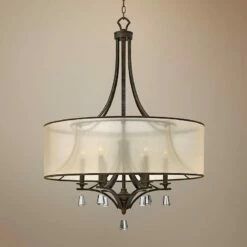 Fredrick Ramond Mime 30 1/4" Wide Bronze Chandelier