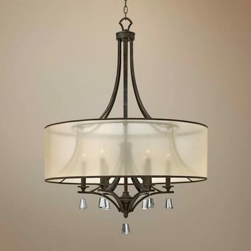 Fredrick Ramond Mime 30 1/4" Wide Bronze Chandelier 5 Fredrick Ramond Mime 30 1/4" Wide Bronze Chandelier -Lighting Sales Shop fredrick ramond mime 30 and one quarter inch wide bronze chandelier 3j910cropped