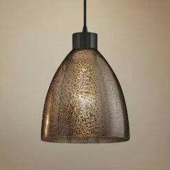 Fusion™ 10 1/2" Wide Dark Bronze Large Mini Pendant