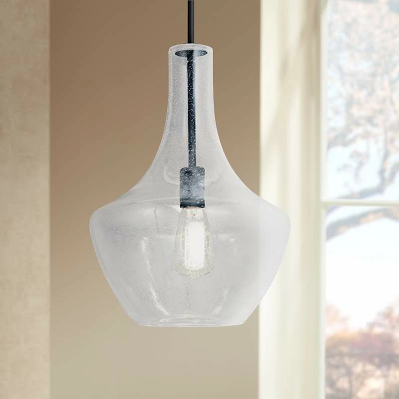 Fusion™ Harlow 14" Wide Matte Black Pendant Light 3 Fusion™ Harlow 14" Wide Matte Black Pendant Light