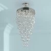 Galaxy 20" Wide Chrome And Crystal 9-Light Chandelier 2 Galaxy 20" Wide Chrome And Crystal 9-Light Chandelier -Lighting Sales Shop galaxy 20 inch wide chrome and crystal 9 light chandelier 39v53cropped
