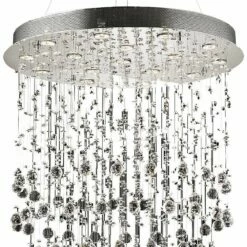 Galaxy 30" Wide Chrome And Crystal 16-Light Chandelier -Lighting Sales Shop galaxy 30 inch wide chrome and crystal 16 light chandelier 39v59views1