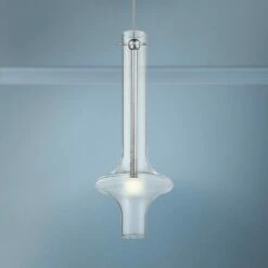 George Kovacs Bottleneck 6 1/2" Wide Chrome LED Mini Pendant