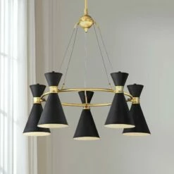 George Kovacs Conic 26" Wide Honey Gold Chandelier