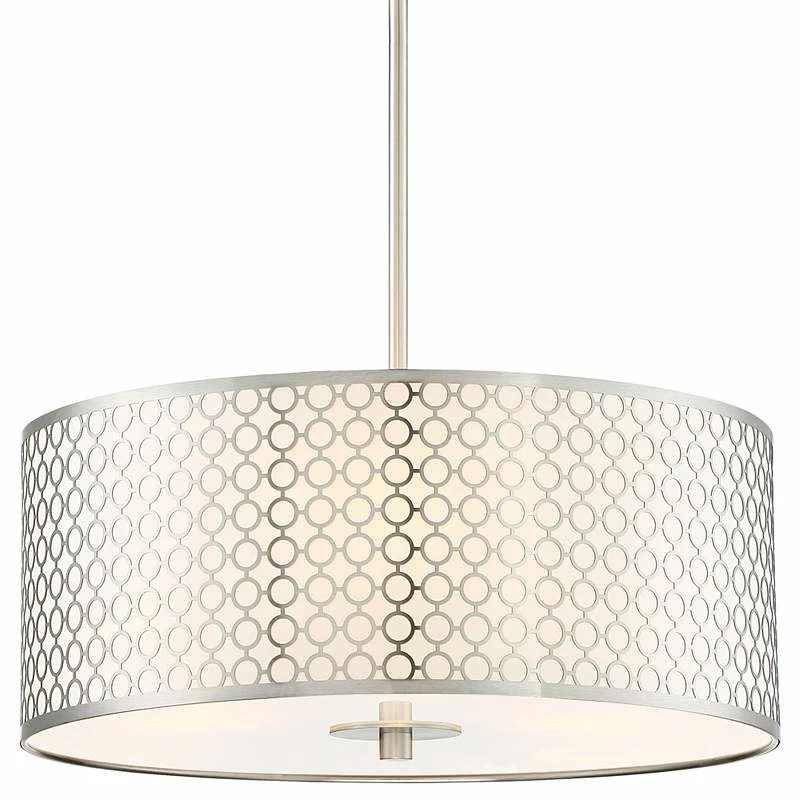 George Kovacs Dots 18" Wide Brushed Nickel Pendant Light 4 George Kovacs Dots 18" Wide Brushed Nickel Pendant Light - Image 2