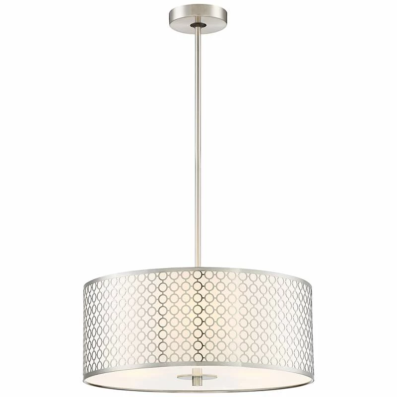 George Kovacs Dots 18" Wide Brushed Nickel Pendant Light 7 George Kovacs Dots 18" Wide Brushed Nickel Pendant Light - Image 5