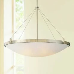 George Kovacs Frosted Glass 34 1/2" Wide Pendant Light