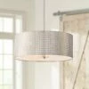 George Kovacs Grid 18"W Brushed Nickel 3-Light Pendant -Lighting Sales Shop george kovacs grid 18 inchw brushed nickel 3 light pendant 8c638cropped