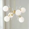 George Kovacs Polares 28" Wide Honey Gold 6-Light Chandelier -Lighting Sales Shop george kovacs polares 28 inch wide honey gold 6 light chandelier 88f07cropped