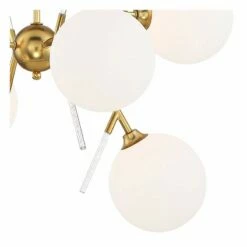 George Kovacs Polares 28" Wide Honey Gold 6-Light Chandelier -Lighting Sales Shop george kovacs polares 28 inch wide honey gold 6 light chandelier 88f07views1