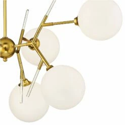George Kovacs Polares 36" Wide Honey Gold 8-Light Chandelier -Lighting Sales Shop george kovacs polares 36 inch wide honey gold 8 light chandelier 88f08views1