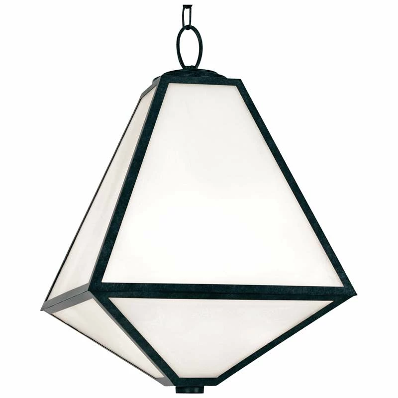 Glacier 14" Wide Black Charcoal Indoor-Outdoor Pendant Light 4 Glacier 14" Wide Black Charcoal Indoor-Outdoor Pendant Light - Image 2