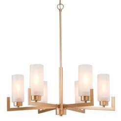 Gollin 27 1/2" Wide Gold 6-Light Chandelier -Lighting Sales Shop gollin 27 and one half inch wide gold 6 light chandelier 200e3