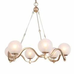 Gollin 30" Wide Gold 6-Light Chandelier -Lighting Sales Shop gollin 30 inch wide gold 6 light chandelier 233e3