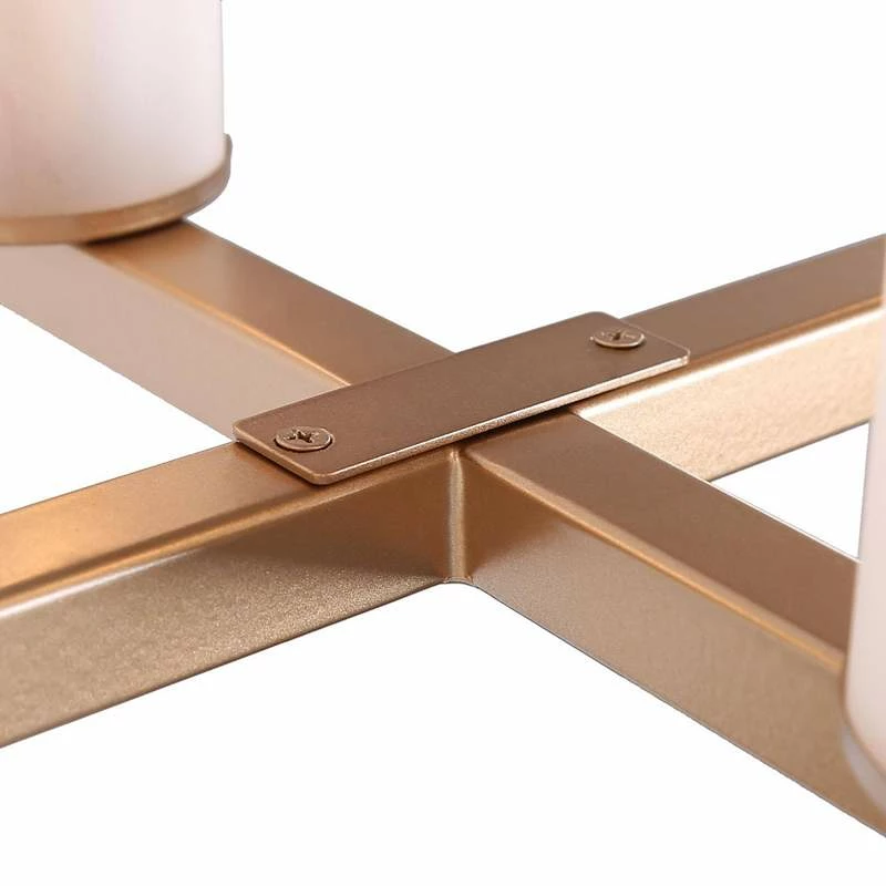 Gollin 32 1/2" Wide Gold Metal 8-Light Island Chandelier 6 Gollin 32 1/2" Wide Gold Metal 8-Light Island Chandelier - Image 4