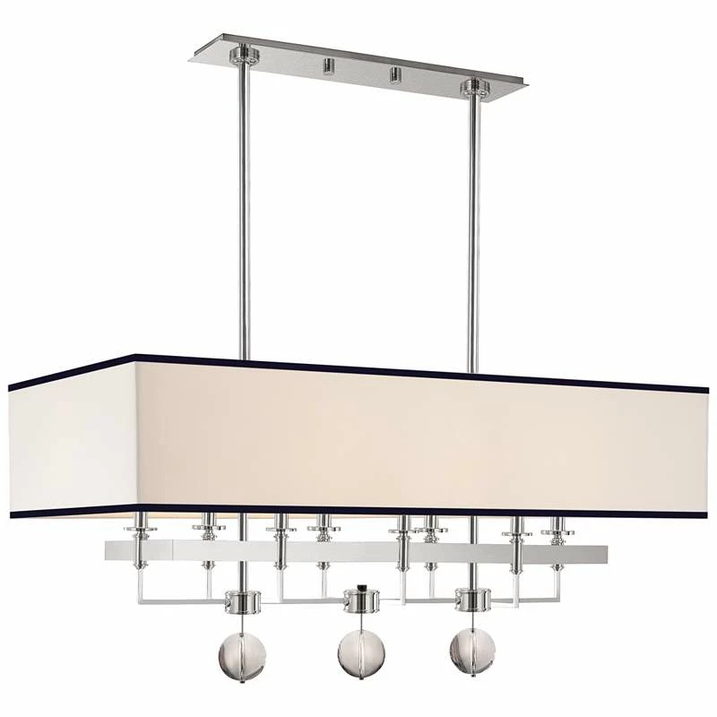 Gresham Park 38" Wide Nickel Kitchen Island Light Pendant 4 Gresham Park 38" Wide Nickel Kitchen Island Light Pendant - Image 2