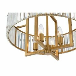 Gretel 19 1/2" Wide Soft Gold And Crystal 4-Light Pendant -Lighting Sales Shop gretel 19 and one half inch wide soft gold and crystal 4 light pendant 379m2views2