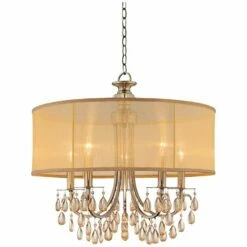 Hampton Collection Antique Brass 24" Wide Chandelier -Lighting Sales Shop hampton collection antique brass 24 inch wide chandelier m4020