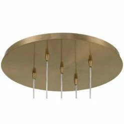 Haniger 19 1/4" Wide Soft Gold Multi-Light Pendant -Lighting Sales Shop haniger 19 and one quarter inch wide soft gold multi light pendant 048a6views2