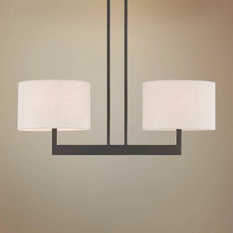 Hayworth 30 1/4" Wide Bronze Kitchen Island Light Chandelier 3 Hayworth 30 1/4" Wide Bronze Kitchen Island Light Chandelier