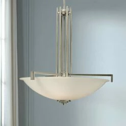 Hendrik Brushed Nickel 26"W Pendant Chandelier By Kichler