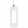 AFX Hermosa 6"W Nickel Clear Swirl Glass LED Mini Pendant Light -Lighting Sales Shop hermosa 6 inchw nickel clear swirl glass led mini pendant light 88a29