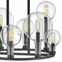 Hinkley Alchemy 24 1/4" Wide Black 8-Light Chandelier -Lighting Sales Shop hinkley alchemy 24 and one quarter inch wide black 8 light chandelier 86g64views1