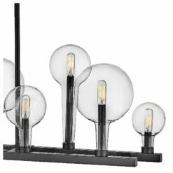 Hinkley Alchemy 48 1/4"W Black 10-Light Island Pendant Light 8 Hinkley Alchemy 48 1/4"W Black 10-Light Island Pendant Light -Lighting Sales Shop hinkley alchemy 48 and one quarter inchw black 10 light island pendant light 86g66views1